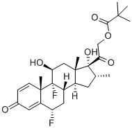 Flumethasone pivalate Structure